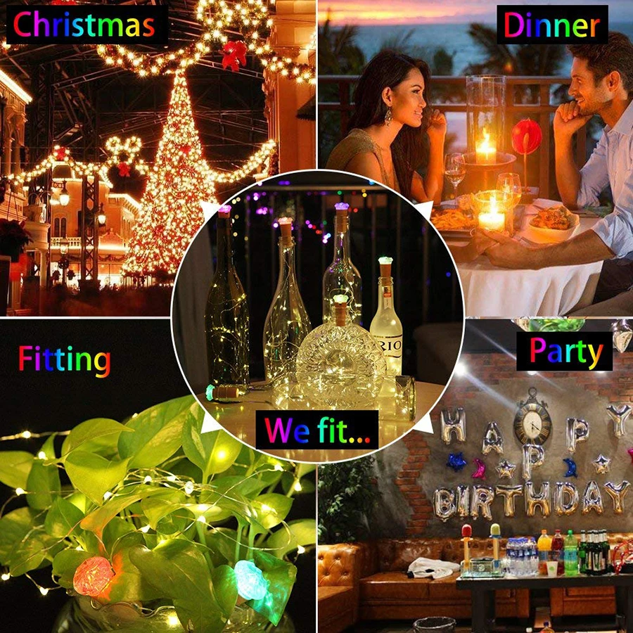 Wine bottle light 10leds 15leds 20leds Cork Shaped Wine Bottle Stopper LED String Light Christmas Party Wedding Decoration light
Wine bottle light 10leds 15leds 20leds Cork Shaped Wine Bottle Stopper LED String Light Christmas Party Wedding Decoration light