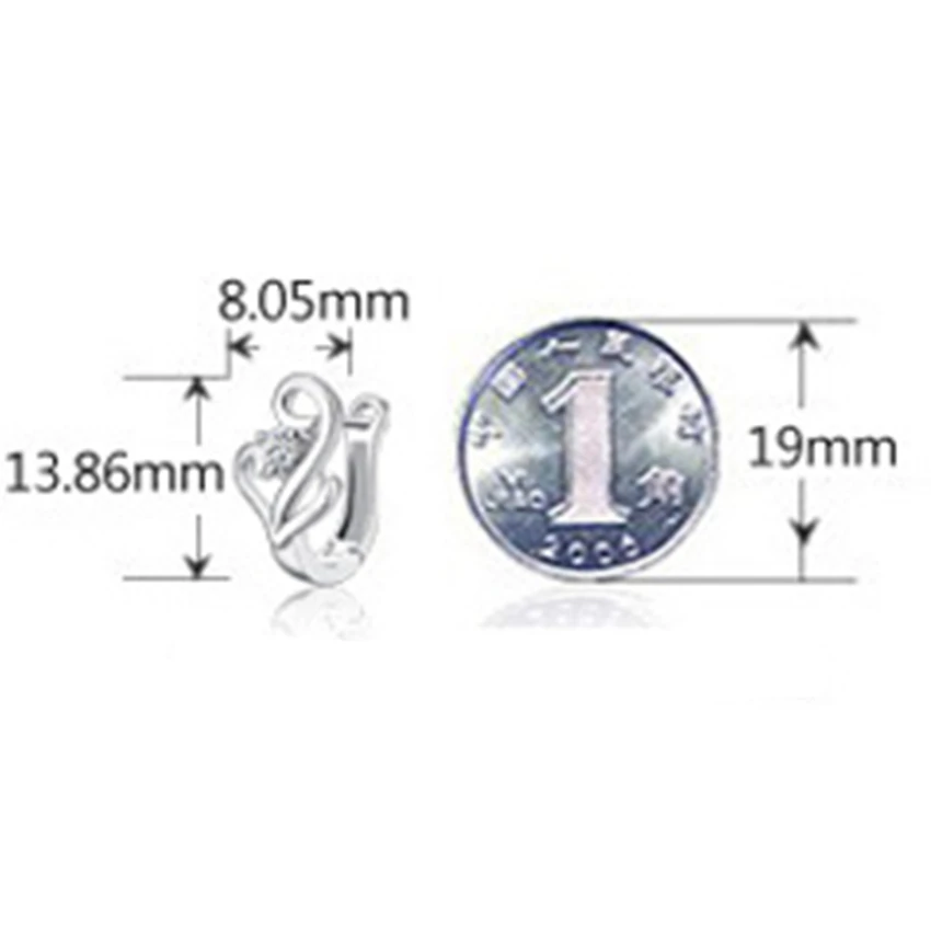Silver Colour Hong Kong high-end brand earrings female models fashion cute vintage jewelry manufacturers wholesale | Украшения и