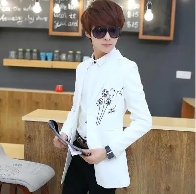Young seven points sleeves suit men's casual jacket korean slim spring autumn handsome men's little suit printing coat 3XL
Young seven points sleeves suit men's casual jacket korean slim spring autumn handsome men's little suit printing coat 3XL