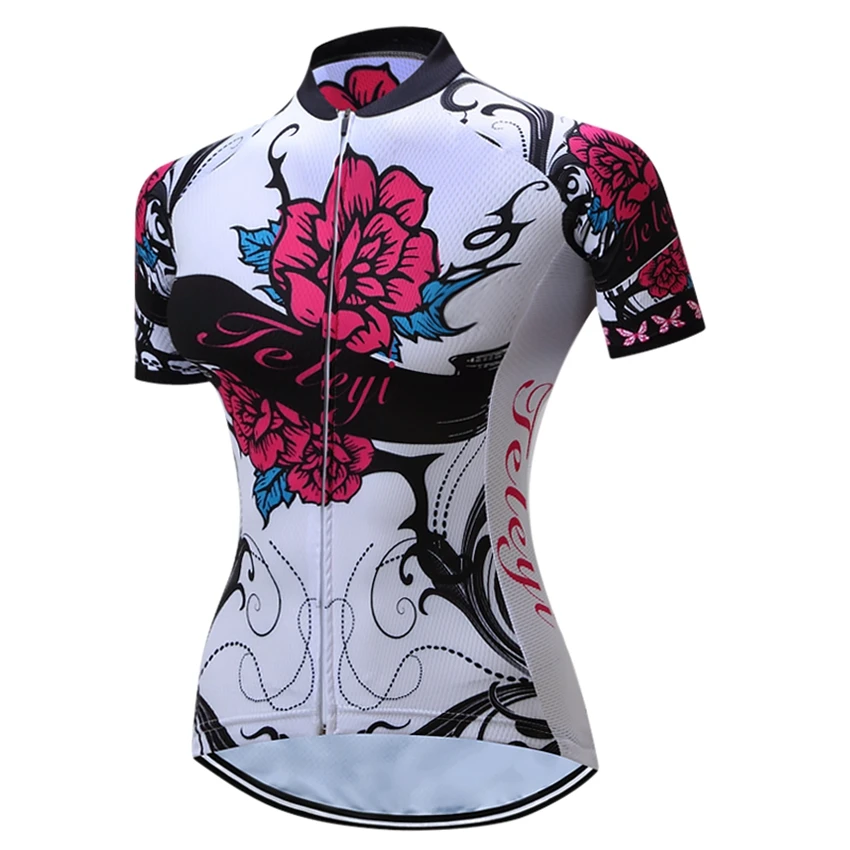 TELEYI Women Cycling Jersey 2019 Summer Cycling Shirts Top Mtb Bike Jersey Ropa Ciclismo Short Sleeve Maillot Bicycle Clothing
TELEYI Women Cycling Jersey 2019 Summer Cycling Shirts Top Mtb Bike Jersey Ropa Ciclismo Short Sleeve Maillot Bicycle Clothing