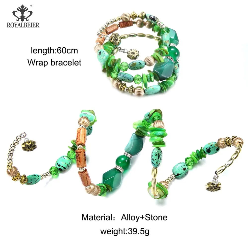 RoyalBeiery Brand Ladies Bohemian Multi-Layer Beads Charm Bracelet Retro Resin Stone Bracelet And Bracelet National Jewelry
RoyalBeiery Brand Ladies Bohemian Multi-Layer Beads Charm Bracelet Retro Resin Stone Bracelet And Bracelet National Jewelry