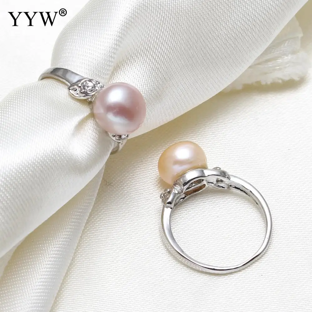 YYW Wedding Midi Ring US Ring Size:8 10-11mm Purple Pink Natural Freshwater Pearl Cubic Zircon CZ Rhinestone Pearl Rings Woman 
YYW Wedding Midi Ring US Ring Size:8 10-11mm Purple Pink Natural Freshwater Pearl Cubic Zircon CZ Rhinestone Pearl Rings Woman