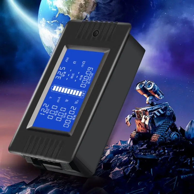 DC 0-200V 0-300A Battery Tester Voltmeter Ammeter Power Impedance Capacity Energy Time Meter 50A/100A/200A/300A Battery Monitor
DC 0-200V 0-300A Battery Tester Voltmeter Ammeter Power Impedance Capacity Energy Time Meter 50A/100A/200A/300A Battery Monitor