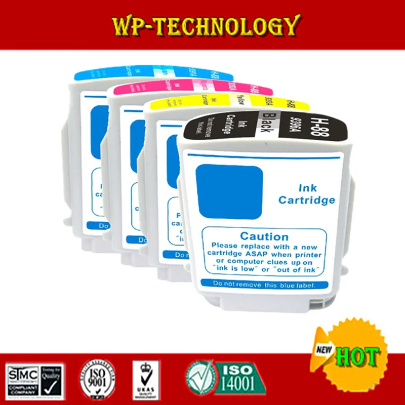 Картридж для принтера HP 88, HP Officejet Pro K550 K550dtn K550dtwn K5400dn K8600 L7580 L7590, 4 шт.
Картридж для принтера HP 88, HP Officejet Pro K550 K550dtn K550dtwn K5400dn K8600 L7580 L7590, 4 шт.