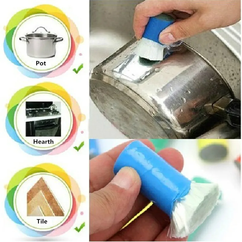 2p Best Magic Stainless Steel Kitchen Metal Rust Remover Cleaning Detergent Stick Wash Brush Pot Kitchen Cooking Tools
2p Best Magic Stainless Steel Kitchen Metal Rust Remover Cleaning Detergent Stick Wash Brush Pot Kitchen Cooking Tools