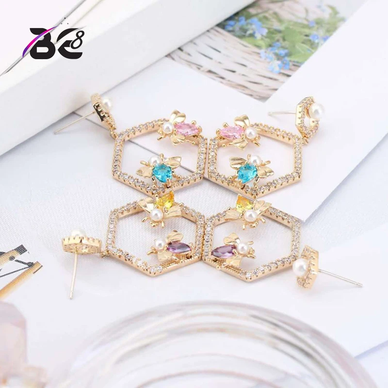 Be 8 NEW 2018 Classic Good Quality Drop Earrings Hexagon Shape Statement Earrings for Women Birthday Gift E597
Be 8 NEW 2018 Classic Good Quality Drop Earrings Hexagon Shape Statement Earrings for Women Birthday Gift E597