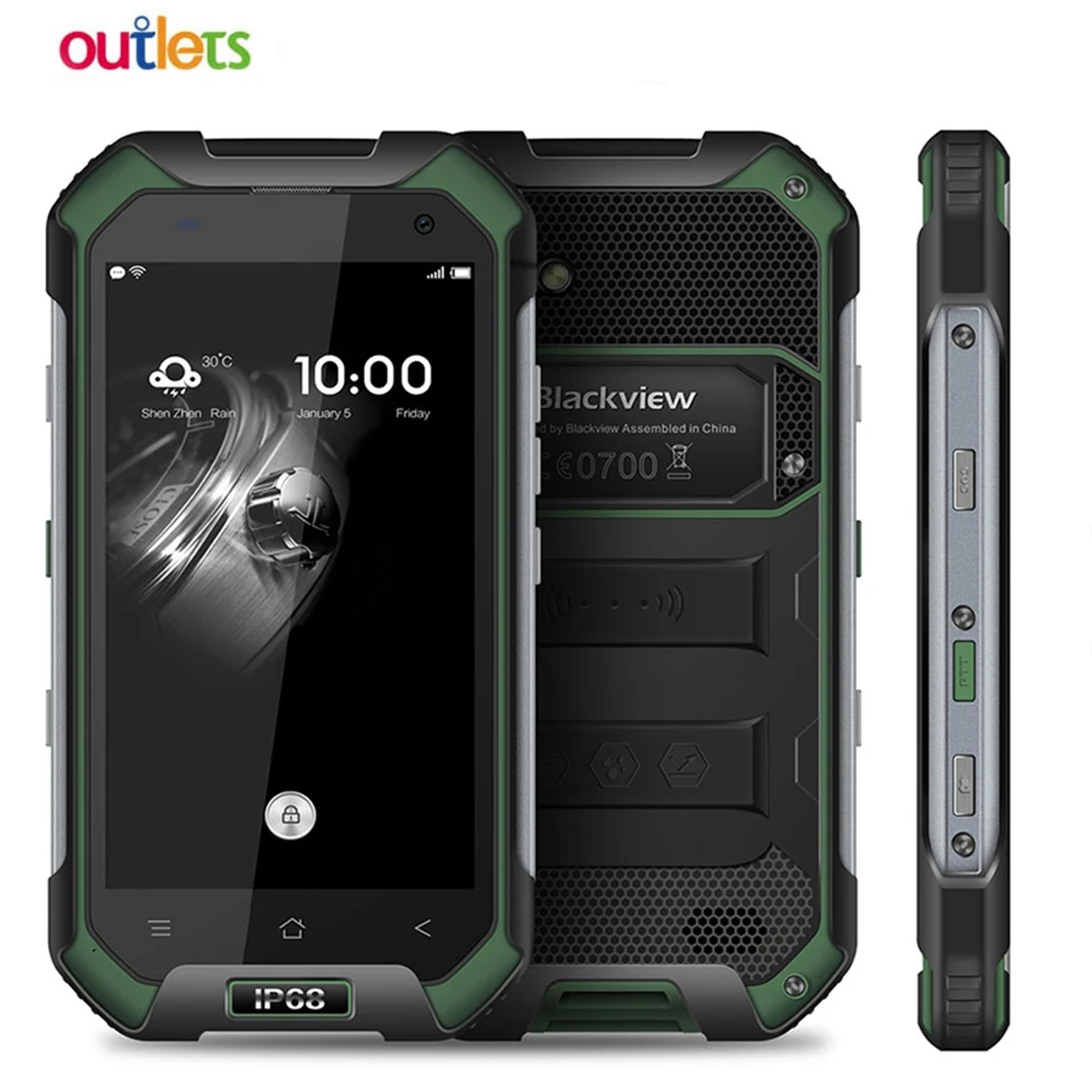 Фото Blackview BV6000S 4G NFC водонепроницаемый ударопрочный смартфон MTK6735 четырехъядерный 4 7
