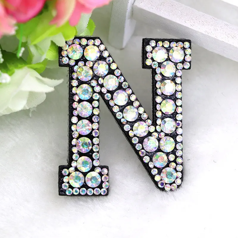 Hot 1pcs Rhinestone English Alphabet Letter Applique 3D Iron On letters Patch For Clothing Badge Paste For Clothes Bag Shoes
Hot 1pcs Rhinestone English Alphabet Letter Applique 3D Iron On letters Patch For Clothing Badge Paste For Clothes Bag Shoes