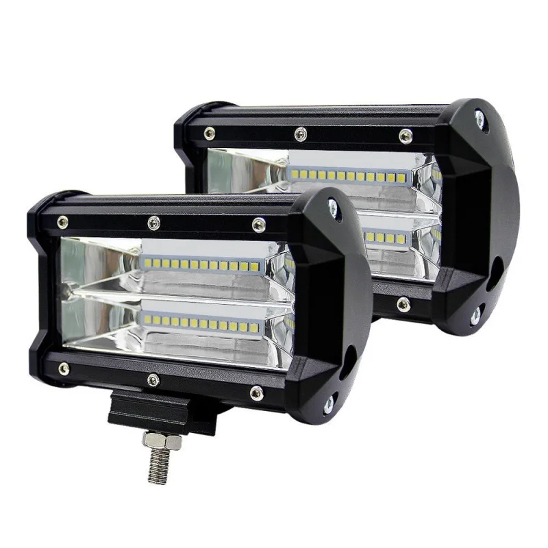 72W 6000K 24LED White Light Work Light Bar 12V 5inch Super Bright Spotlight Lamp for Offroad Truck Car Boat
72W 6000K 24LED White Light Work Light Bar 12V 5inch Super Bright Spotlight Lamp for Offroad Truck Car Boat