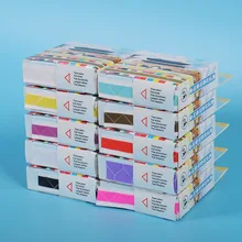 250pcs/box Self Adhesive Corner Scrapbook Environmental Protection PVC Photo Albums 10 Colors Direct Pumping Frame Picture Decor