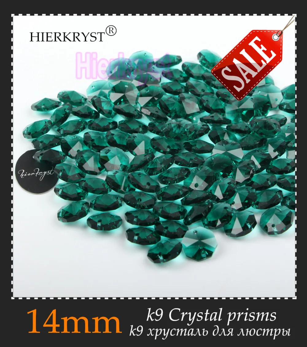 HIERKRYST 50 pcs 14 mm Octagon Beads Crystal Glass Chandelier Parts Rainbows Maker Prisms Pendants Connectors Hole Green #11A
HIERKRYST 50 pcs 14 mm Octagon Beads Crystal Glass Chandelier Parts Rainbows Maker Prisms Pendants Connectors Hole Green #11A