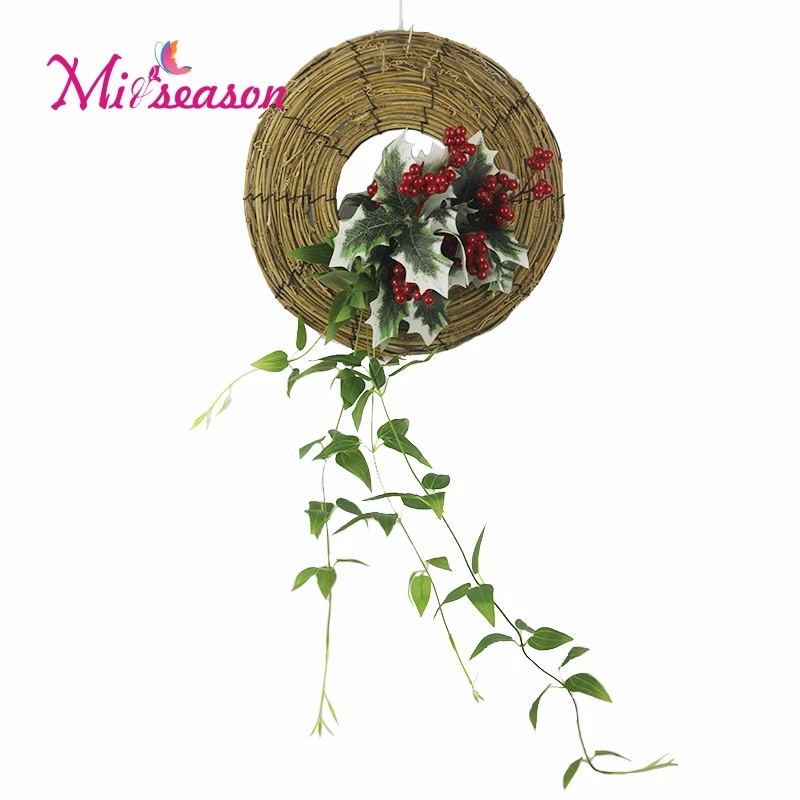 Round Rattan Personality Vase DIY Interior Wall Hanging Decoration Wreath Flower Decorative Ornaments for Wedding Home Garden
Round Rattan Personality Vase DIY Interior Wall Hanging Decoration Wreath Flower Decorative Ornaments for Wedding Home Garden
