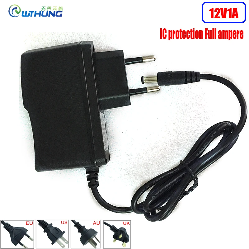 Адаптер питания AC110v/220V на DC 12V 1A IC для защиты ЕС/Австралии/США/Великобритании для камер видеонаблюдения IP/AHD/Wi-Fi, 1 шт.
Адаптер питания AC110v/220V на DC 12V 1A IC для защиты ЕС/Австралии/США/Великобритании для камер видеонаблюдения IP/AHD/Wi-Fi, 1 шт.