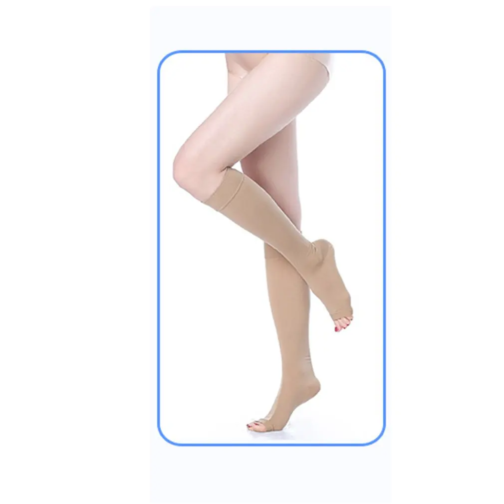 1 Pair/SET 30-40mmHg Medical Compression Stockings Medical Compression Open Toe Stockings Open Toe Knee High Stockings 
1 Pair/SET 30-40mmHg Medical Compression Stockings Medical Compression Open Toe Stockings Open Toe Knee High Stockings