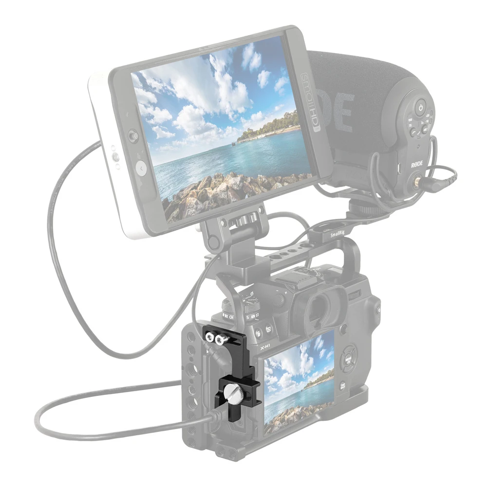 SmallRig X-H1/X-T2 HDMI Cable Clamp For Fuji X-H1 and Fuji X-T2 Camera Cage HDMI Cable Protective Clamp - 2156
SmallRig X-H1/X-T2 HDMI Cable Clamp For Fuji X-H1 and Fuji X-T2 Camera Cage HDMI Cable Protective Clamp - 2156