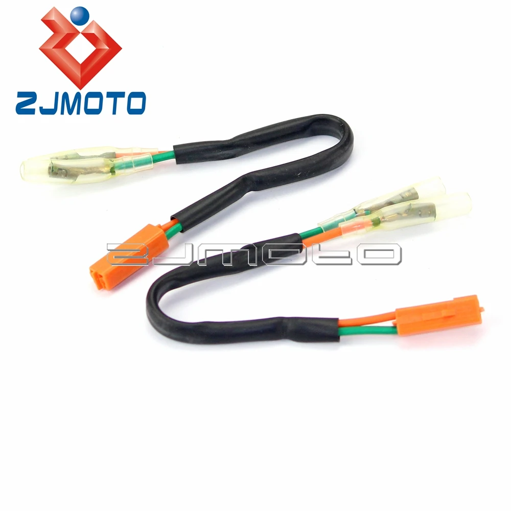 Motorcycle LED Indicator Leads Turn Signals Adaptors Plugs For Kawasaki Z1000 Z800 ZX600 ZR750 Z750R ER-6N KL650E KLE650 KLZ1000
Motorcycle LED Indicator Leads Turn Signals Adaptors Plugs For Kawasaki Z1000 Z800 ZX600 ZR750 Z750R ER-6N KL650E KLE650 KLZ1000
