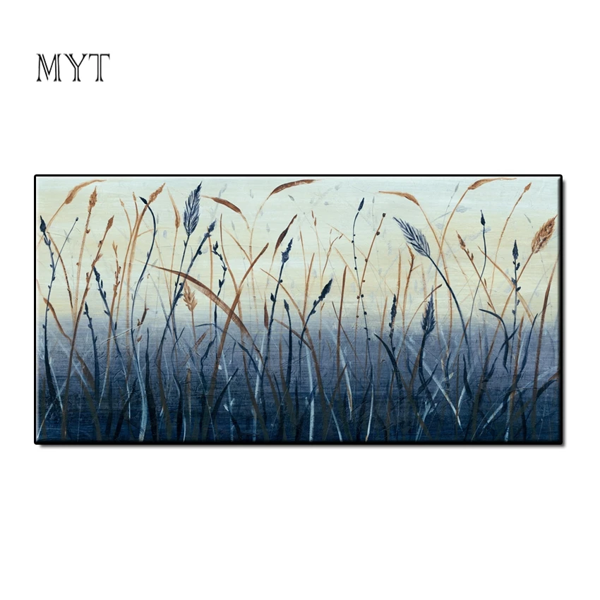 MYT 100% Handpainted Reed Design Abstract Cheap Handmade Oil Painting on Canvas Wall Art Picture for Living Room Unframed
MYT 100% Handpainted Reed Design Abstract Cheap Handmade Oil Painting on Canvas Wall Art Picture for Living Room Unframed