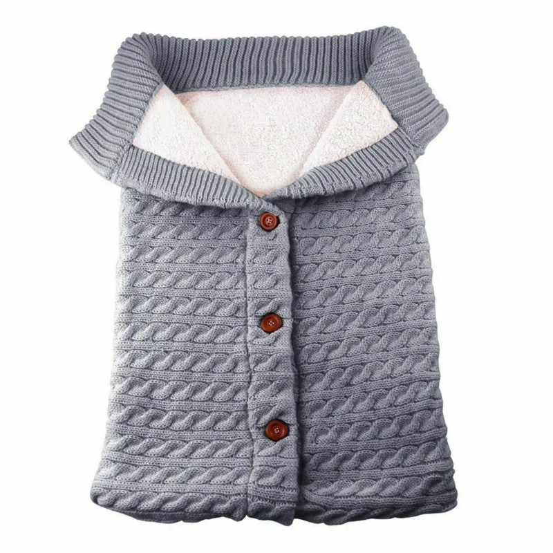 Newborn Baby Winter Warm Blanket Babies Knit Crochet Swaddle Sleeping Bag Stroller Wrap Sleepbag
Newborn Baby Winter Warm Blanket Babies Knit Crochet Swaddle Sleeping Bag Stroller Wrap Sleepbag