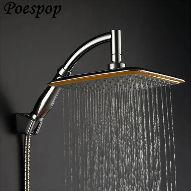 POSEPOP 9 Inch ABS Rainfall Saving Water Shower Head Extension Shower Arm Set & 150cm Shower Hose & Shower Holder
POSEPOP 9 Inch ABS Rainfall Saving Water Shower Head Extension Shower Arm Set & 150cm Shower Hose & Shower Holder