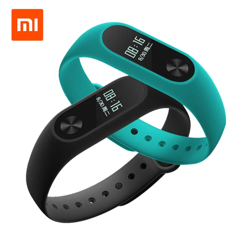 Оригинальный Xiaomi mi Band 2 3 монитор сердечного ритма во время сна Браслет с OLED IP67