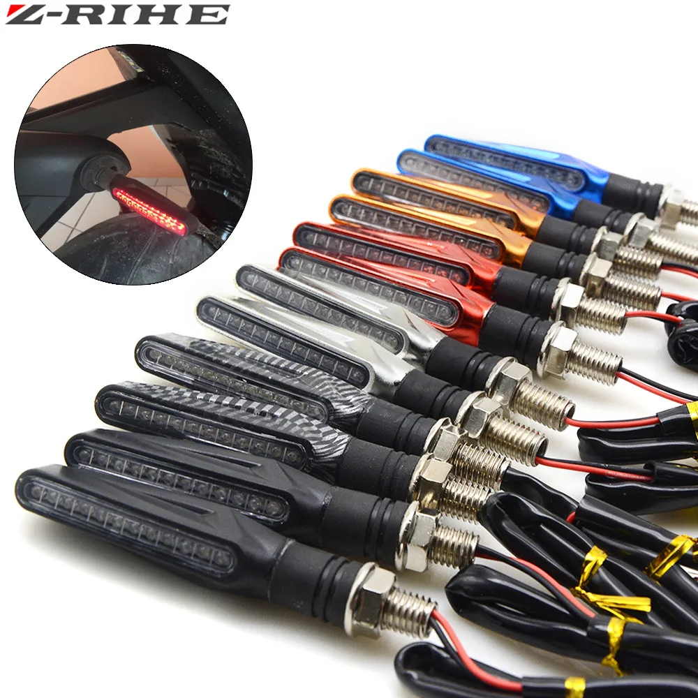 Universal Motorcycle Turn Signal Indicators LED 12V Blinkers Flashers Flexible Bendable Lamp Light for Kawasaki Yamaha Honda
Universal Motorcycle Turn Signal Indicators LED 12V Blinkers Flashers Flexible Bendable Lamp Light for Kawasaki Yamaha Honda