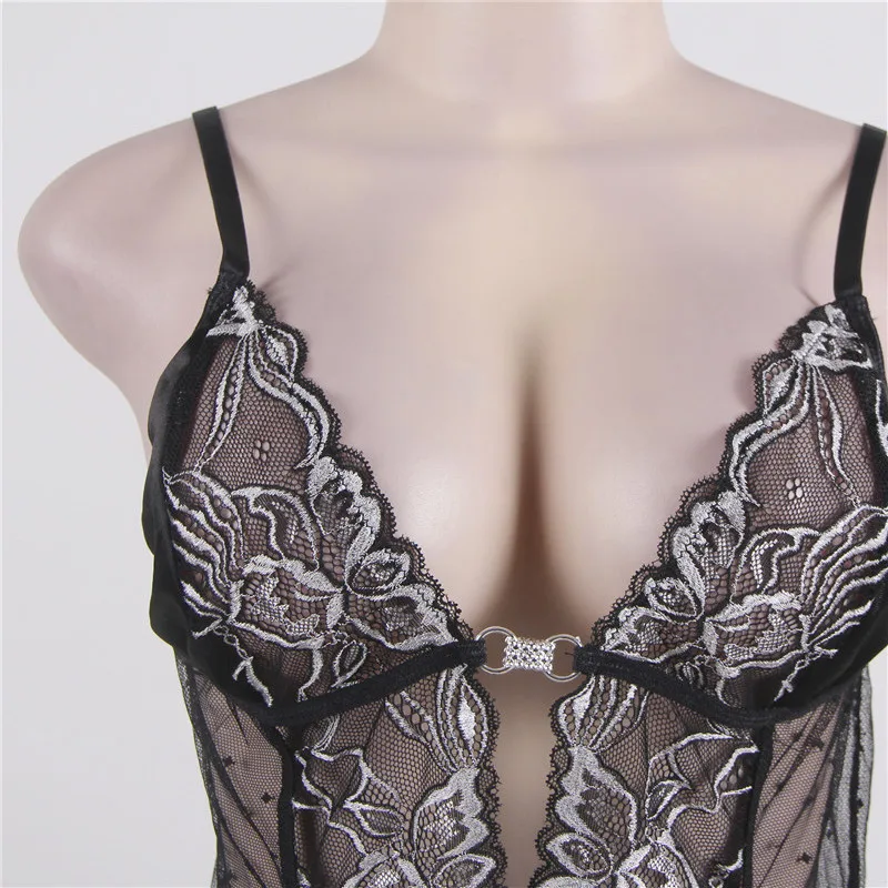 Women Erotic Sexy Lingerie Embroidery Transparent Porno Babydoll Sexy Nighty for Ladies Plus Size Crocheted Lenceria RL80317
Women Erotic Sexy Lingerie Embroidery Transparent Porno Babydoll Sexy Nighty for Ladies Plus Size Crocheted Lenceria RL80317
