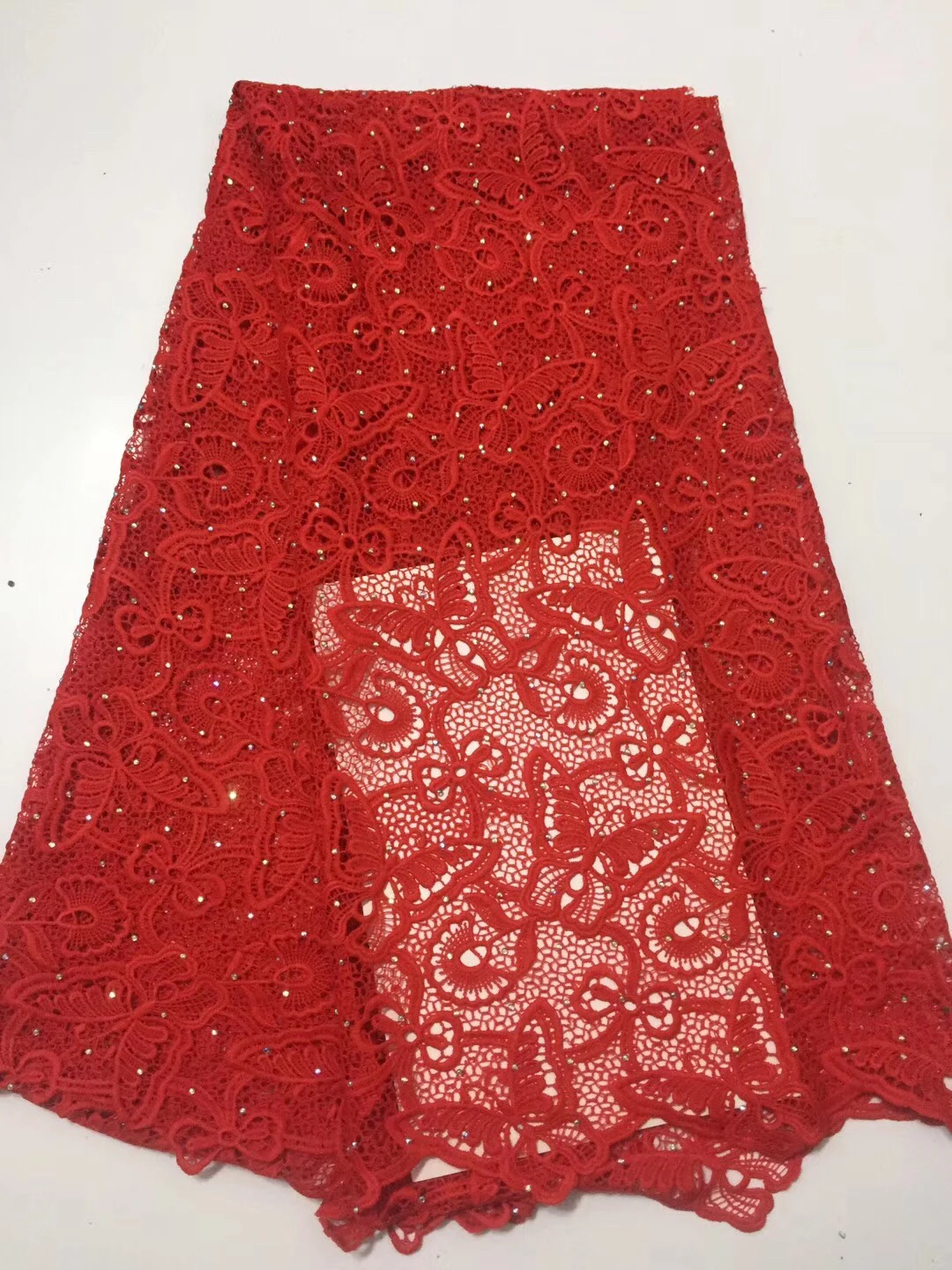 African Lace Fabric 2019 High Quality Nigerian Lace Fabrics Africain Guipure Embroidery French Tulle Lace Fabric CD57
African Lace Fabric 2019 High Quality Nigerian Lace Fabrics Africain Guipure Embroidery French Tulle Lace Fabric CD57