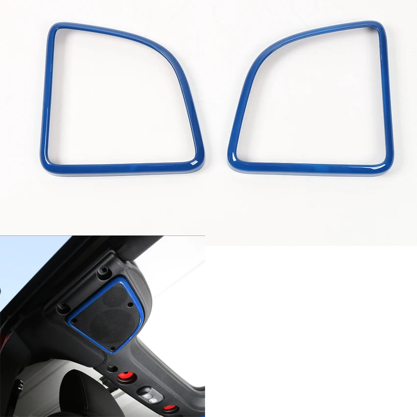 YAQUICKA 2Pcs/Set New Blue Car Interior Top Roof Dome Speaker Cover Trim Frame Sticker for Jeep Wrangler 2015-2016
YAQUICKA 2Pcs/Set New Blue Car Interior Top Roof Dome Speaker Cover Trim Frame Sticker for Jeep Wrangler 2015-2016
