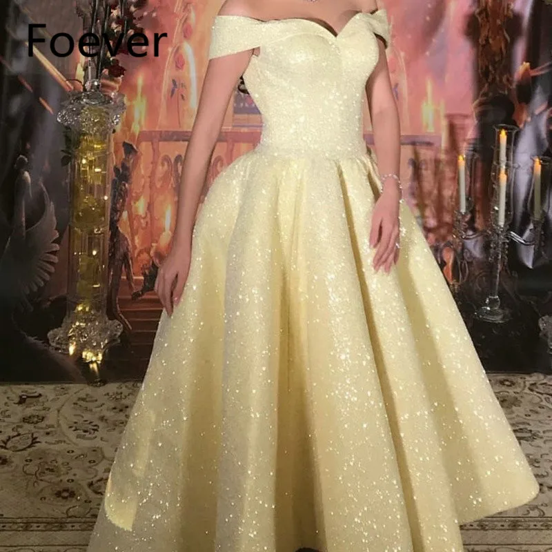 Yellow Sequin Prom Gowns 2019 Cap Sleeve Puffy Ruffle Skirt Short Front and Long Back Prom Dresses
Yellow Sequin Prom Gowns 2019 Cap Sleeve Puffy Ruffle Skirt Short Front and Long Back Prom Dresses