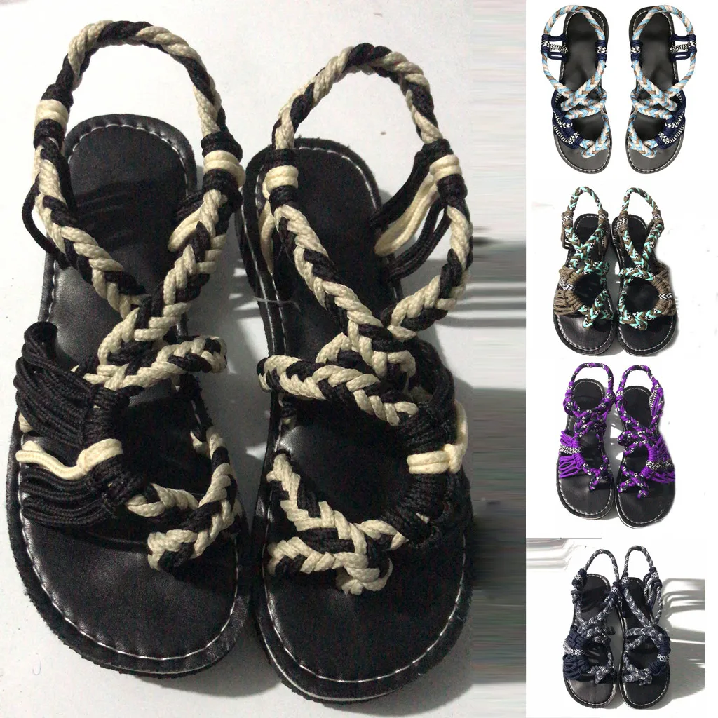SAGACE Sandals Women Bohemia Comfortable Flat Sandals Beach Shoes Chaussures Summer Shoes woman Ladies Flip Flops Sandales Femme
SAGACE Sandals Women Bohemia Comfortable Flat Sandals Beach Shoes Chaussures Summer Shoes woman Ladies Flip Flops Sandales Femme