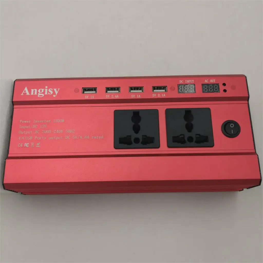 Peak 10000W Car Solar Power Inverter DC 12V to AC 200-240V Sine Wave USB Converter Voltage Transformer USB Modified Sine Wave
Peak 10000W Car Solar Power Inverter DC 12V to AC 200-240V Sine Wave USB Converter Voltage Transformer USB Modified Sine Wave