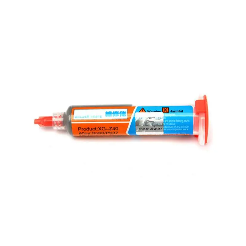 Jyrkior MECHANIC XG-Z40 10cc Syringe Solder Paste Flux Sn63/Pb37 25-45um For Soldering Welding Repair Rework | Инструменты