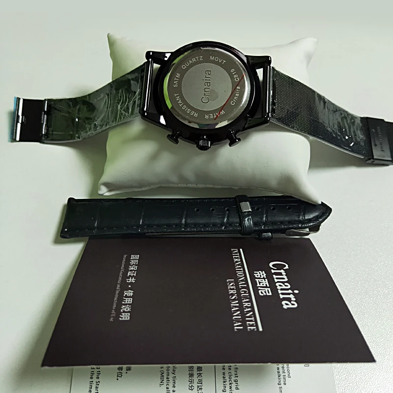 Fashion Men's Quartz Wristwatch Leather Strap Waterproof Luxury Pilot Watches Small Dial Work Swiss Chronograph Watch
Fashion Men's Quartz Wristwatch Leather Strap Waterproof Luxury Pilot Watches Small Dial Work Swiss Chronograph Watch