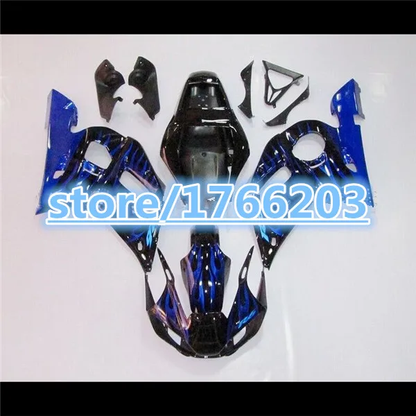 fairings for YZF-R6 98-02 YZF R6 98 99 00 01 02 YZF 600 R6 1998 1999 2000 2001 2002 Blue flame black fairing kits
fairings for YZF-R6 98-02 YZF R6 98 99 00 01 02 YZF 600 R6 1998 1999 2000 2001 2002 Blue flame black fairing kits