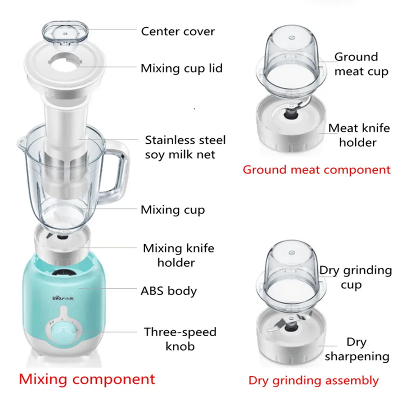 EU/AU/UK/US 220V Multifunctional Electric Juicer Household Fruit Vegetable Juicer Automatic Soy-bean Milk Maker Dry Grinder
EU/AU/UK/US 220V Multifunctional Electric Juicer Household Fruit Vegetable Juicer Automatic Soy-bean Milk Maker Dry Grinder
