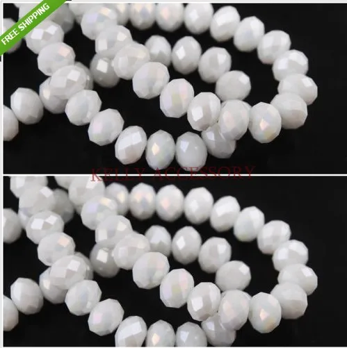 Wholesale 350Pcs 8mm White AB Round Faceted Glass Beads Crystal Spacer Beads Charms For Jewelry Making Craft Bracelet DIY Beads
Wholesale 350Pcs 8mm White AB Round Faceted Glass Beads Crystal Spacer Beads Charms For Jewelry Making Craft Bracelet DIY Beads