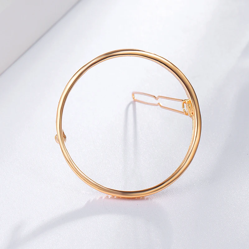 CHIMERA Fashion Metal Circle Hair Pins Hair Clip Trendy Gold Color Hollow-out Hairgrip Barrette Hair Accessories for Women Girls
CHIMERA Fashion Metal Circle Hair Pins Hair Clip Trendy Gold Color Hollow-out Hairgrip Barrette Hair Accessories for Women Girls