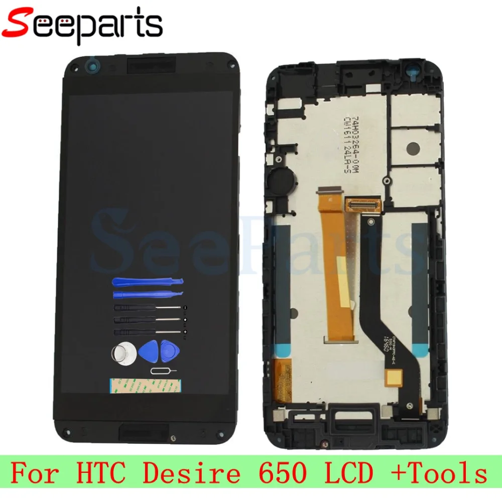 Для HTC Desire 650 ЖК-дисплей кодирующий преобразователь сенсорного экрана в сборе 5,0 "запасные части мобильного телефона для HTC Desire 650 LCD 16GB 2GB
Для HTC Desire 650 ЖК-дисплей кодирующий преобразователь сенсорного экрана в сборе 5,0 "запасные части мобильного телефона для HTC Desire 650 LCD 16GB 2GB