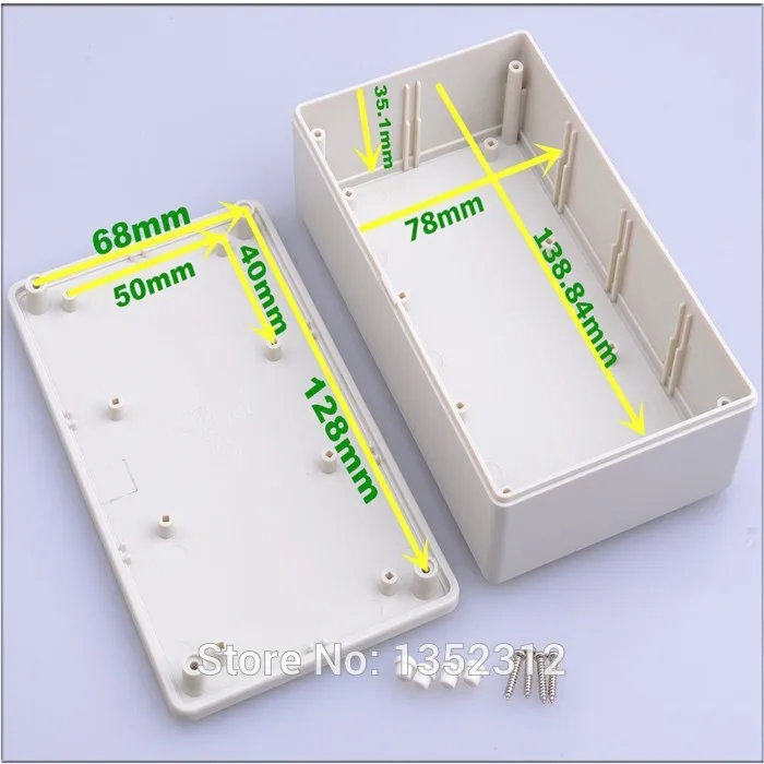 Бесплатная доставка один шт 145*85*40 мм корпус DIY Пластиковая распределительная
