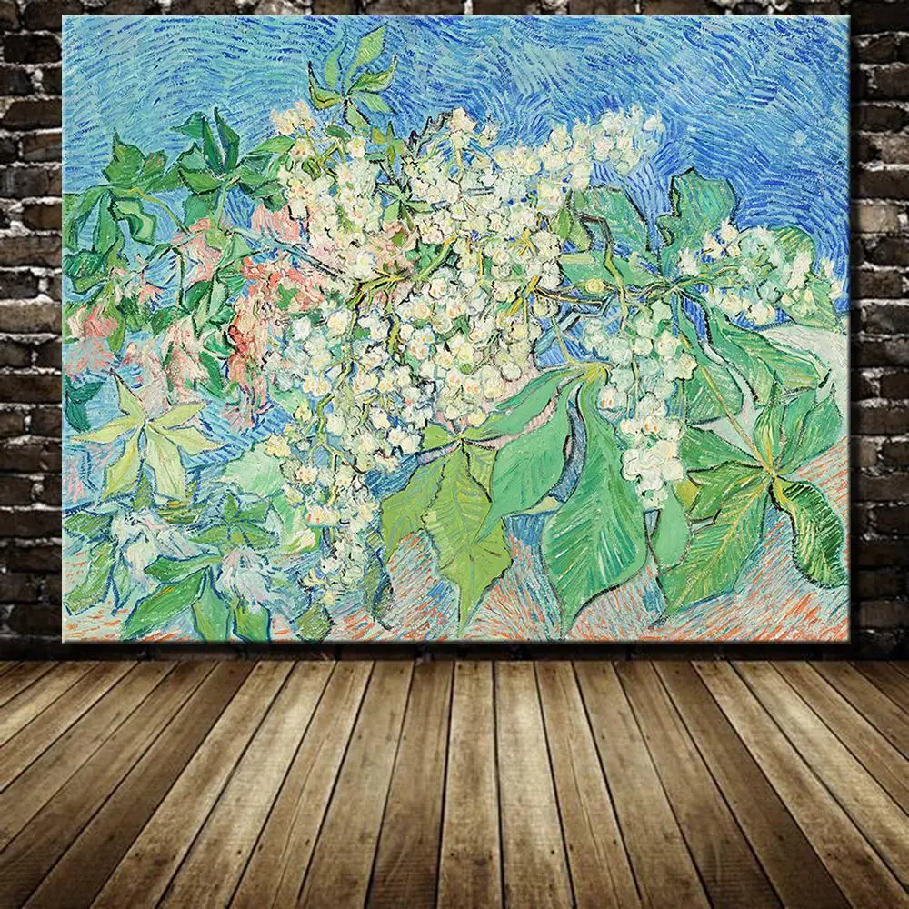 Blooming Chestnut Tree Of Vincent Van Gogh Paintings Handmade Copy Flower Oil Painting On Canvas For Living Room Home Decoration
Blooming Chestnut Tree Of Vincent Van Gogh Paintings Handmade Copy Flower Oil Painting On Canvas For Living Room Home Decoration