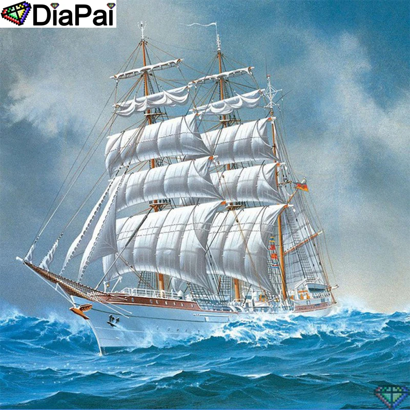DiaPai 5D DIY Diamond Painting 100% Full Square/Round Drill "Boat sea scenery" Diamond Embroidery Cross Stitch 3D Decor A22254
DiaPai 5D DIY Diamond Painting 100% Full Square/Round Drill "Boat sea scenery" Diamond Embroidery Cross Stitch 3D Decor A22254