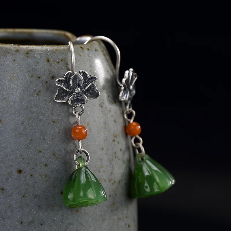 2018 Special Offer Rushed Brinco Deer S925 Pure Natural Hetian Jade Jasmine South Mosaic Lotus Flower Lady Earrings Wholesale
2018 Special Offer Rushed Brinco Deer S925 Pure Natural Hetian Jade Jasmine South Mosaic Lotus Flower Lady Earrings Wholesale