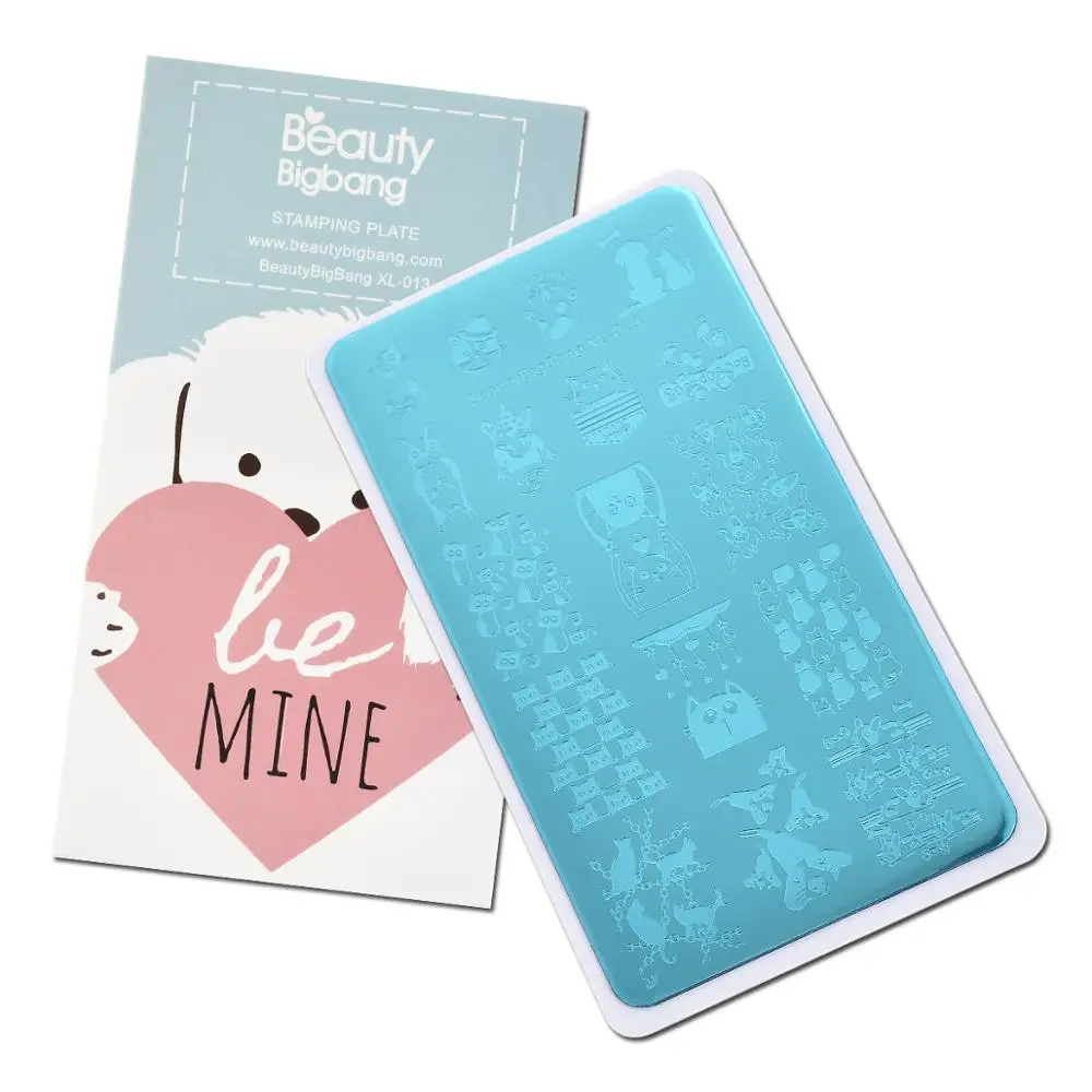 Beautybigbang Stainless Steel Stamping Plates Cute Dog Cat Image Nail Printing Tool Stencil 6*12cm Nail Art Stamping Plate
Beautybigbang Stainless Steel Stamping Plates Cute Dog Cat Image Nail Printing Tool Stencil 6*12cm Nail Art Stamping Plate