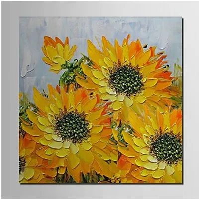 Hand Painted Canvas Painting-Sun Flower-Floral Oil Painting Wall Art-Modern Canvas Art Wall Decor
Hand Painted Canvas Painting-Sun Flower-Floral Oil Painting Wall Art-Modern Canvas Art Wall Decor