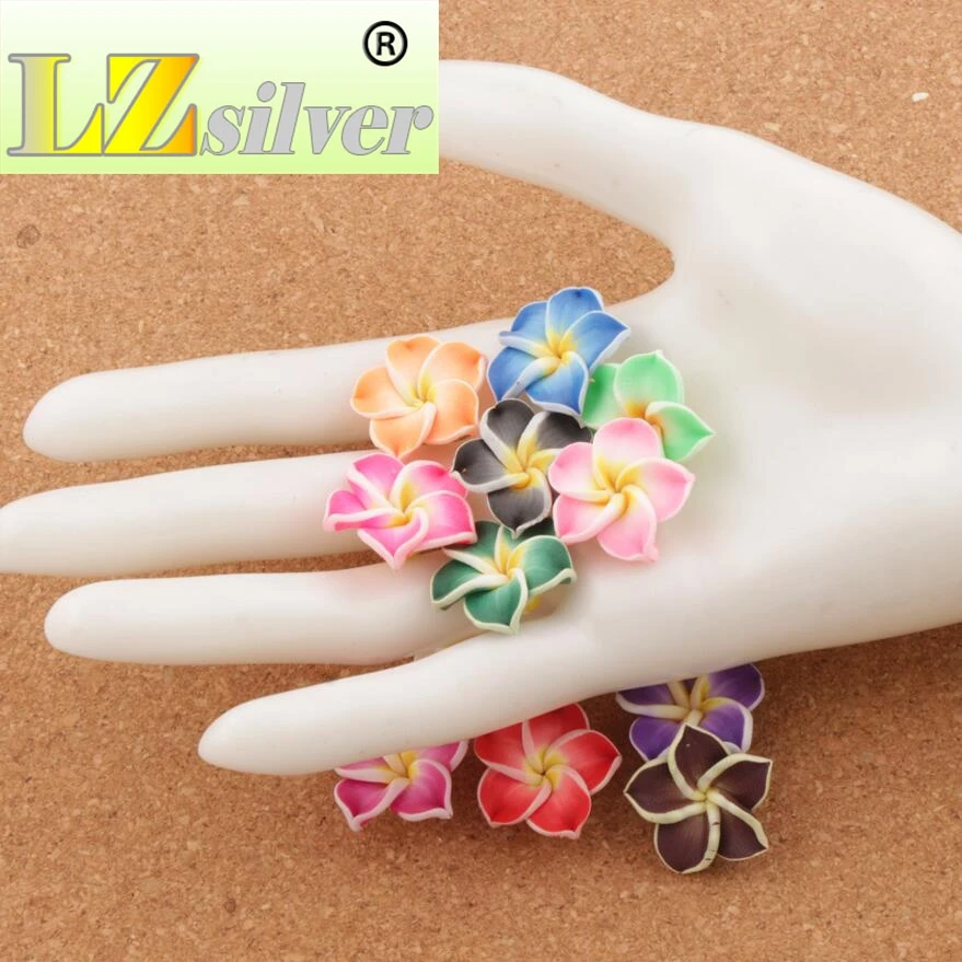 60PCS Colorful Clay Lily Flower Plumeria Rubra Flower Beads Spacers Jewelry Findings L3001 30x30mm
60PCS Colorful Clay Lily Flower Plumeria Rubra Flower Beads Spacers Jewelry Findings L3001 30x30mm
