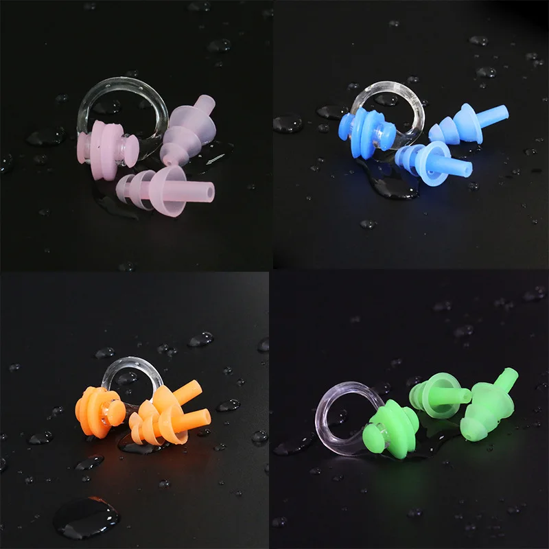 Swimming Nose Clip and Earplug Suit Anti-Choking Safe Silica Gel Universal for Adults and Children Earplug Nasal Truss
Swimming Nose Clip and Earplug Suit Anti-Choking Safe Silica Gel Universal for Adults and Children Earplug Nasal Truss