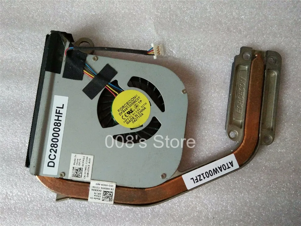 Совершенно новый вентилятор охлаждения ЦП/радиатор для DELL LATITUDE E4310 DFS481305MC0T F9P3 DP/N:0CFMD2 CN- CFMD2 DC280008HFL радиатор
Совершенно новый вентилятор охлаждения ЦП/радиатор для DELL LATITUDE E4310 DFS481305MC0T F9P3 DP/N:0CFMD2 CN- CFMD2 DC280008HFL радиатор
