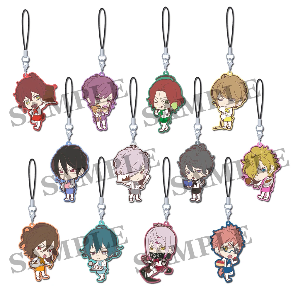 DIABOLIK LOVERS Anime Ayato SHIN Kanato Laito Shu Reiji CARLA Subaru Mukami Ruki Rubber Keychain
DIABOLIK LOVERS Anime Ayato SHIN Kanato Laito Shu Reiji CARLA Subaru Mukami Ruki Rubber Keychain