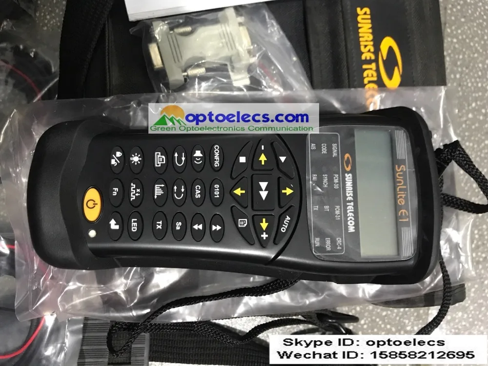 Free Shipping Sunrise Telecom SUNLITE E1 2M Cable Tester brand new ready in stocks
Free Shipping Sunrise Telecom SUNLITE E1 2M Cable Tester brand new ready in stocks