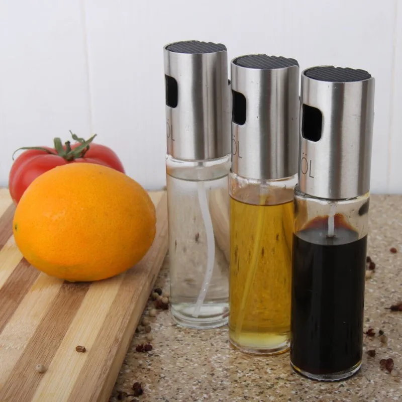 New stainless steel oil pot barbecue bottle bottle glass oil spray bottle spray bottle spray
New stainless steel oil pot barbecue bottle bottle glass oil spray bottle spray bottle spray